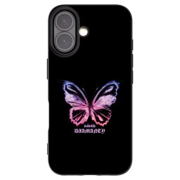 Fekete szilikon tok az alábbi mobiltelefonokra Apple iPhone 16 - Diamanty Purple