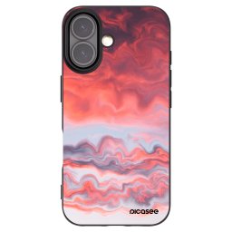 Fekete szilikon tok az alábbi mobiltelefonokra Apple iPhone 16 - Sunset