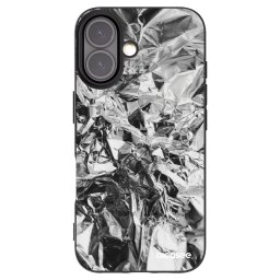 Fekete szilikon tok az alábbi mobiltelefonokra Apple iPhone 16 - Chrome