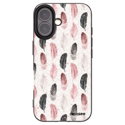 Fekete szilikon tok az alábbi mobiltelefonokra Apple iPhone 16 - Feather 2