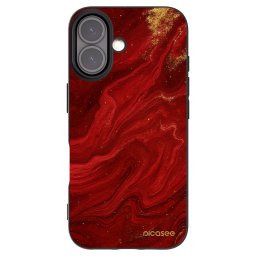 Fekete szilikon tok az alábbi mobiltelefonokra Apple iPhone 16 - Red