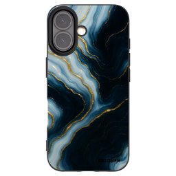 Fekete szilikon tok az alábbi mobiltelefonokra Apple iPhone 16 - Luna