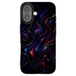 Fekete szilikon tok az alábbi mobiltelefonokra Apple iPhone 16 - Noir