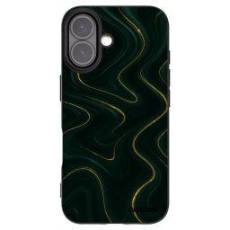 Fekete szilikon tok az alábbi mobiltelefonokra Apple iPhone 16 - Vawes