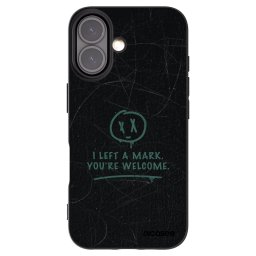 Fekete szilikon tok az alábbi mobiltelefonokra Apple iPhone 16 - LEFT A MARK