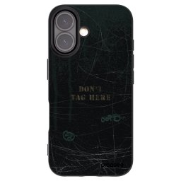 Fekete szilikon tok az alábbi mobiltelefonokra Apple iPhone 16 - DON´T TAG