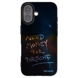 Fekete szilikon tok az alábbi mobiltelefonokra Apple iPhone 16 - Neon Nights