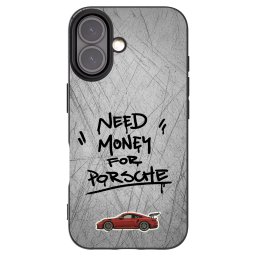 Fekete szilikon tok az alábbi mobiltelefonokra Apple iPhone 16 - Grey Drift