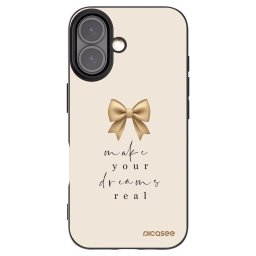 Fekete szilikon tok az alábbi mobiltelefonokra Apple iPhone 16 - Golden Dream