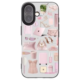 Fekete szilikon tok az alábbi mobiltelefonokra Apple iPhone 16 - Glam Babe