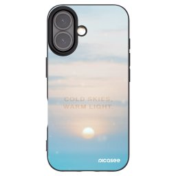Fekete szilikon tok az alábbi mobiltelefonokra Apple iPhone 16 - COLD SKIES
