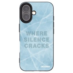 Fekete szilikon tok az alábbi mobiltelefonokra Apple iPhone 16 - SILENCE