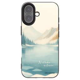 Fekete szilikon tok az alábbi mobiltelefonokra Apple iPhone 16 - NOTHERN SILENCE