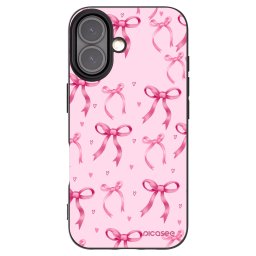 Fekete szilikon tok az alábbi mobiltelefonokra Apple iPhone 16 - Bow Aesthetic
