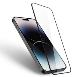 3x 3D üvegfólia kerettel az alábbi mobiltelefonokra Apple iPhone 16 - fekete - 2+1 ingyen