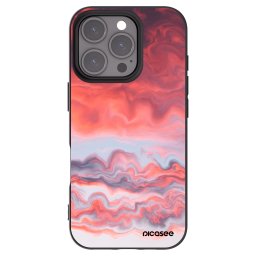 Fekete szilikon tok az alábbi mobiltelefonokra Apple iPhone 16 Pro - Sunset