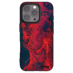 Fekete szilikon tok az alábbi mobiltelefonokra Apple iPhone 16 Pro - Organic red