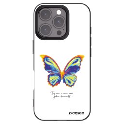 Fekete szilikon tok az alábbi mobiltelefonokra Apple iPhone 16 Pro - Diamanty White