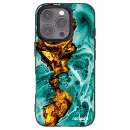 Fekete szilikon tok az alábbi mobiltelefonokra Apple iPhone 16 Pro - Goldsky