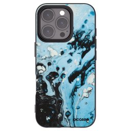 Fekete szilikon tok az alábbi mobiltelefonokra Apple iPhone 16 Pro - Organic blue
