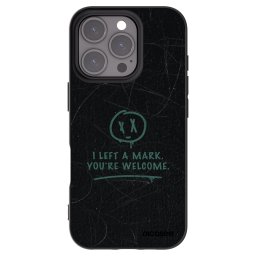 Fekete szilikon tok az alábbi mobiltelefonokra Apple iPhone 16 Pro - LEFT A MARK