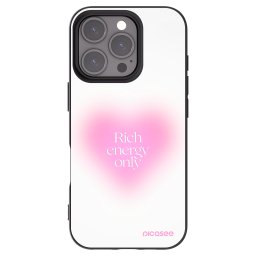 Fekete szilikon tok az alábbi mobiltelefonokra Apple iPhone 16 Pro - Rich Energy