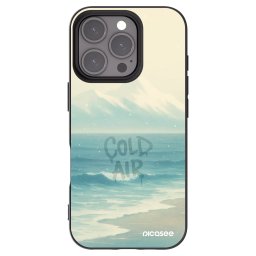 Fekete szilikon tok az alábbi mobiltelefonokra Apple iPhone 16 Pro - COLD AIR