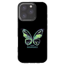 Átlátszó szilikon tok az alábbi mobiltelefonokra Apple iPhone 16 Pro - Diamanty Blue