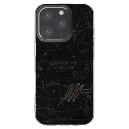Átlátszó szilikon tok az alábbi mobiltelefonokra Apple iPhone 16 Pro - SCRATCH