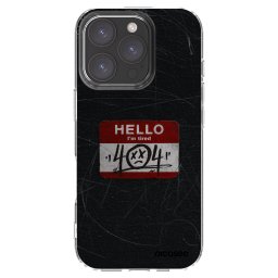 Átlátszó szilikon tok az alábbi mobiltelefonokra Apple iPhone 16 Pro - HELLO 404