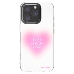 Átlátszó szilikon tok az alábbi mobiltelefonokra Apple iPhone 16 Pro - Rich Energy