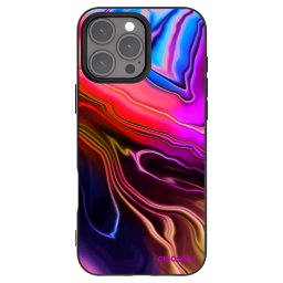 Fekete szilikon tok az alábbi mobiltelefonokra Apple iPhone 16 Pro Max - Electric