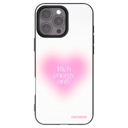 Fekete szilikon tok az alábbi mobiltelefonokra Apple iPhone 16 Pro Max - Rich Energy