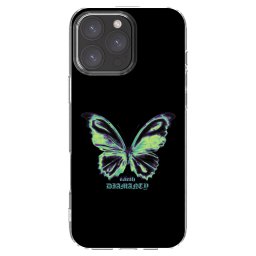Átlátszó szilikon tok az alábbi mobiltelefonokra Apple iPhone 16 Pro Max - Diamanty Blue