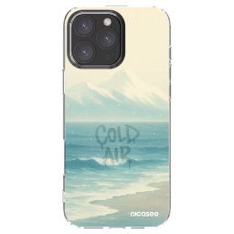 Átlátszó szilikon tok az alábbi mobiltelefonokra Apple iPhone 16 Pro Max - COLD AIR