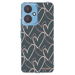 Átlátszó szilikon tok az alábbi mobiltelefonokra Xiaomi Redmi 13C 5G - Lots of love