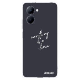 Átlátszó szilikon tok az alábbi mobiltelefonokra Realme C33 (2023) - Everything is a choice