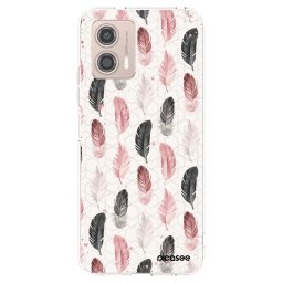 Átlátszó szilikon tok az alábbi mobiltelefonokra Motorola Moto G53 5G - Feather 2