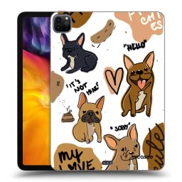 Fekete szilikon tok az alábbi táblagépre Apple iPad Pro 11" 2024 (7.gen.) - Frenchies