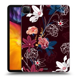 Fekete szilikon tok az alábbi táblagépre Apple iPad Pro 11" 2024 (7.gen.) - Dark Meadow
