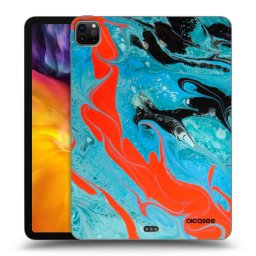 Fekete szilikon tok az alábbi táblagépre Apple iPad Pro 11" 2024 (7.gen.) - Blue Magma