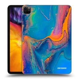 Fekete szilikon tok az alábbi táblagépre Apple iPad Pro 11" 2024 (7.gen.) - Rainbow