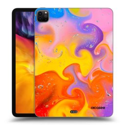 Fekete szilikon tok az alábbi táblagépre Apple iPad Pro 11" 2024 (7.gen.) - Bubbles