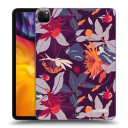 Fekete szilikon tok az alábbi táblagépre Apple iPad Pro 11" 2024 (7.gen.) - Purple Leaf