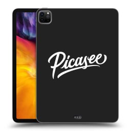 Fekete szilikon tok az alábbi táblagépre Apple iPad Pro 11" 2024 (7.gen.) - Picasee - old logo - white