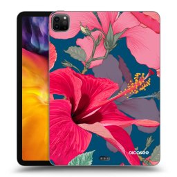 Fekete szilikon tok az alábbi táblagépre Apple iPad Pro 11" 2024 (7.gen.) - Hibiscus