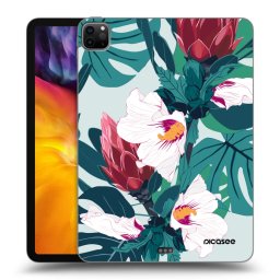 Fekete szilikon tok az alábbi táblagépre Apple iPad Pro 11" 2024 (7.gen.) - Rhododendron