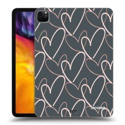 Fekete szilikon tok az alábbi táblagépre Apple iPad Pro 11" 2024 (7.gen.) - Lots of love