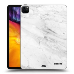 Fekete szilikon tok az alábbi táblagépre Apple iPad Pro 11" 2024 (7.gen.) - White marble