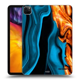 Fekete szilikon tok az alábbi táblagépre Apple iPad Pro 11" 2024 (7.gen.) - Gold blue